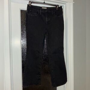 Madewell Black Kick Put Crop Jean